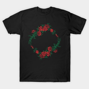 rose wreath T-Shirt